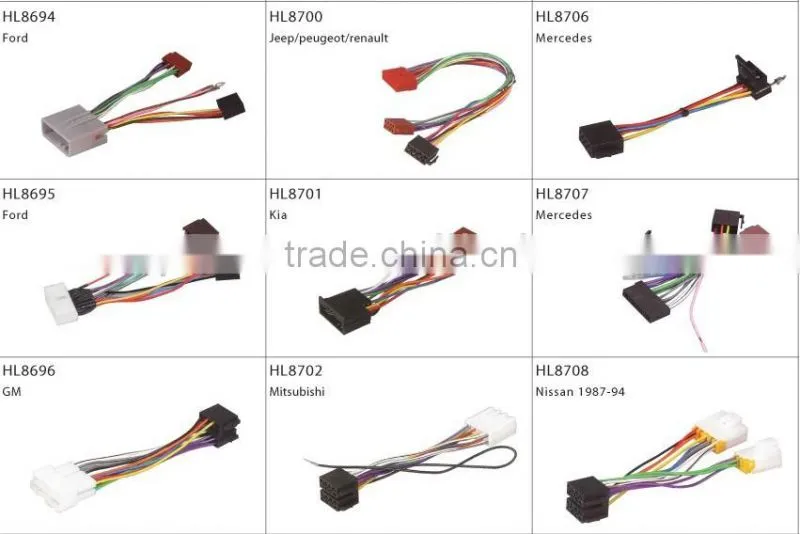 customized auto wire harness&cable assembly
