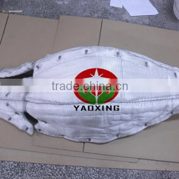 heat protection mesh with ceramic fiber blanket thermal insulation shield thermal shroud