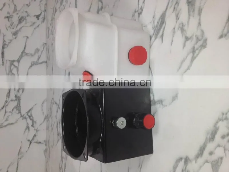 reversible hydraulic power pack for material handling equipment