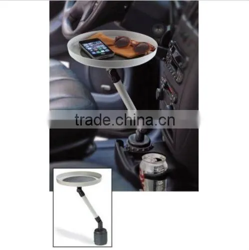 New Round Plastic Kids Car Auto Swivel Mount Holder Food Tray