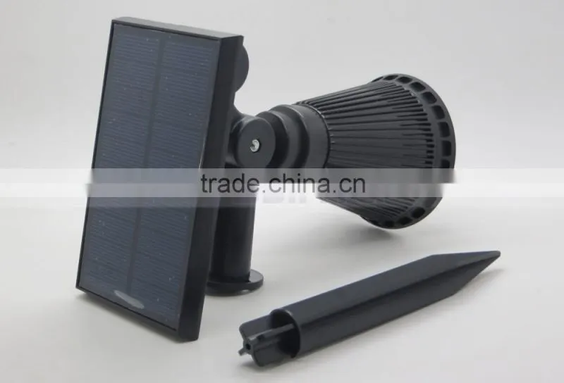 Waterproof Landscape 4 LED Solar Spotlight Outdoor Wall Lamp