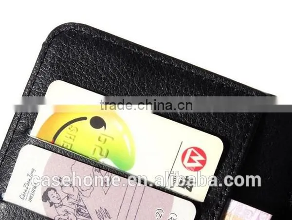 Black Wallet Flip Cover for Amazon Fire Phone Case