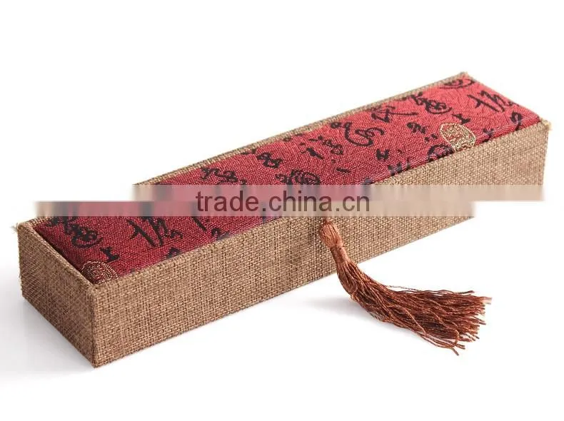 C112-4 ANPHY Chinese Style Long Rectangle Necklace(Jewelry)Box With Tassel 250mm*65mm*40mm