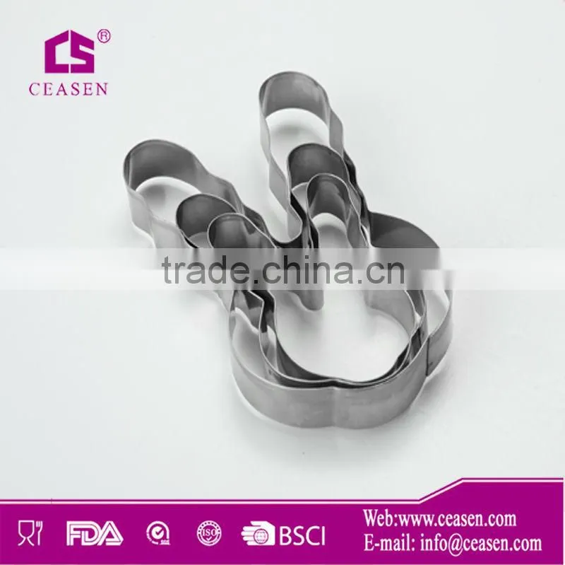 adjustable stainless steel birthday big cookie cutter/cake mold
