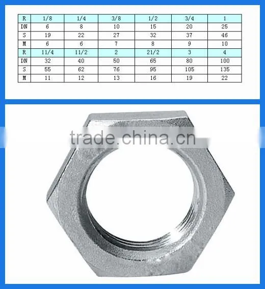 made in china casting stainless steel 316 1/2" npt nut