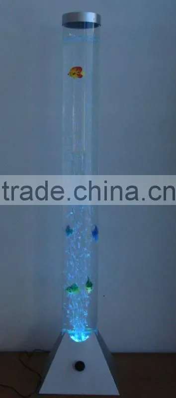 pillars blister light with platic fish