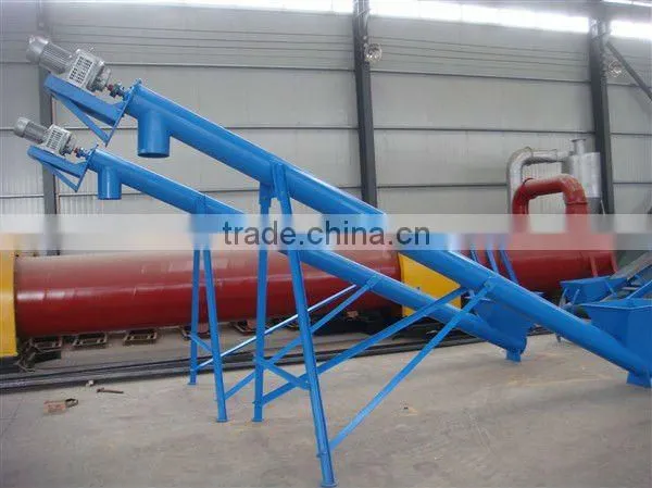 Grain vertical screw conveyor