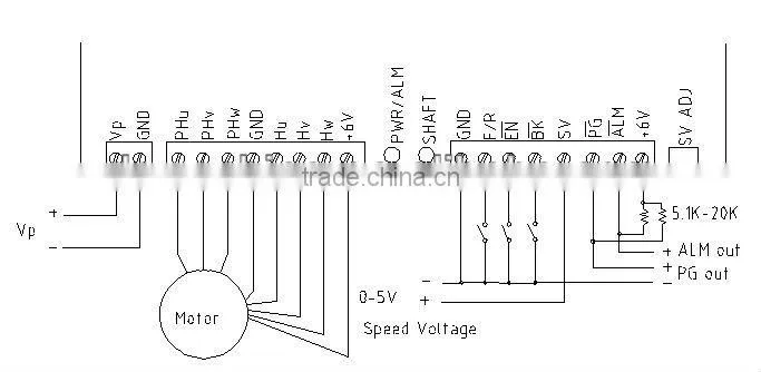 High quality and good price 2 phase 0.3KG brushless microstep driver
