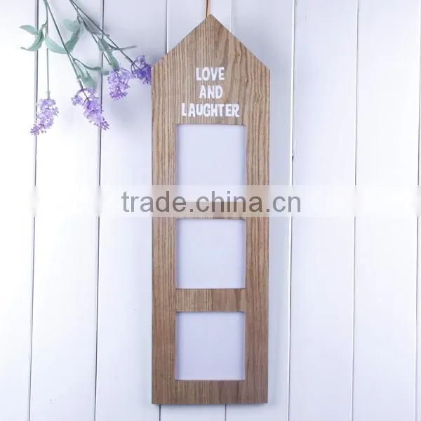 christmas ornament woods crafts vintage home decor wooden multiple photo frame