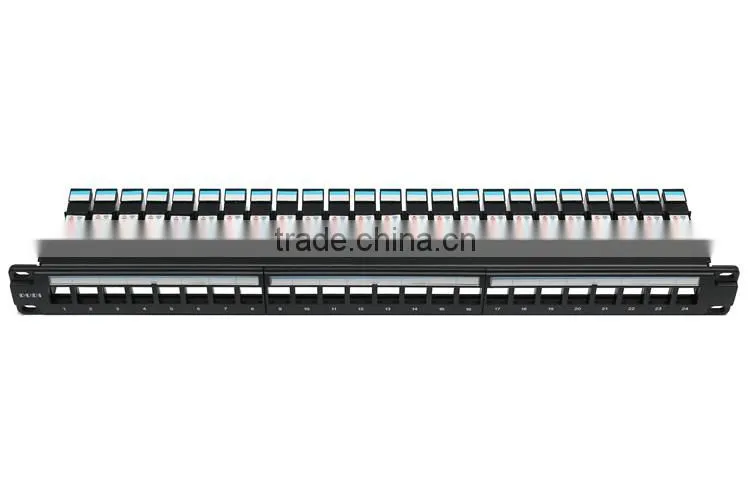 24 Port Utp Label Mark Cat5e Patch Panel Manufacturer