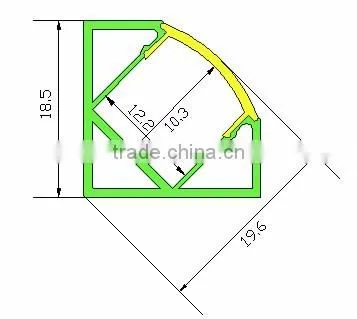SML-ALP007 LED Aluminum Profile