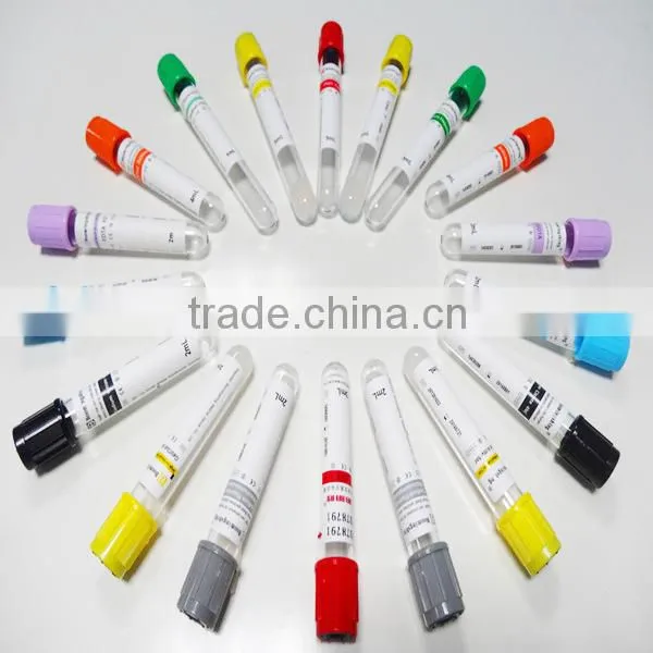 Yellow cap clot activator with gel blood collection tube