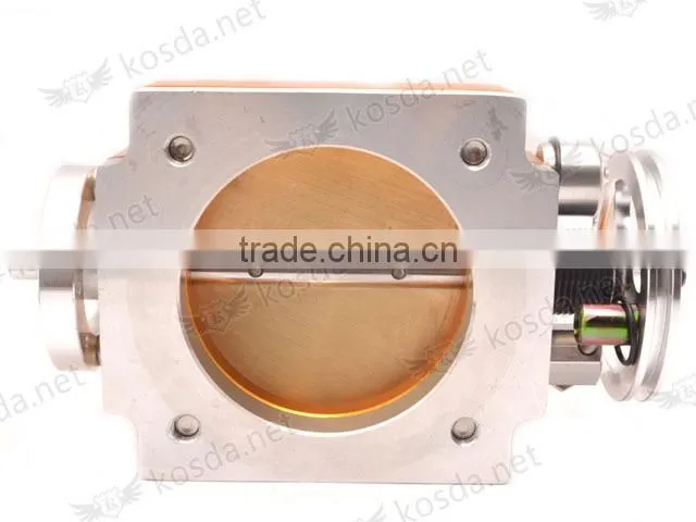 90mm racing individual throttle body, engine spare parts auto throttle body for turbo manifold