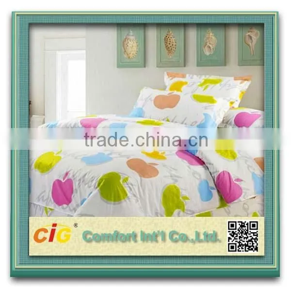 100% cotton bed sheets 3d for hotel hospital