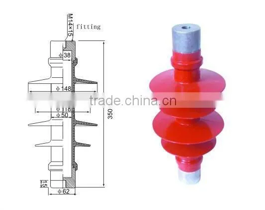 FZSW4 composite insulator of post type