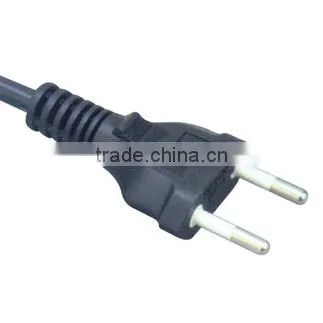 Brazil power plug to IEC C7 female with INMETRO certificate