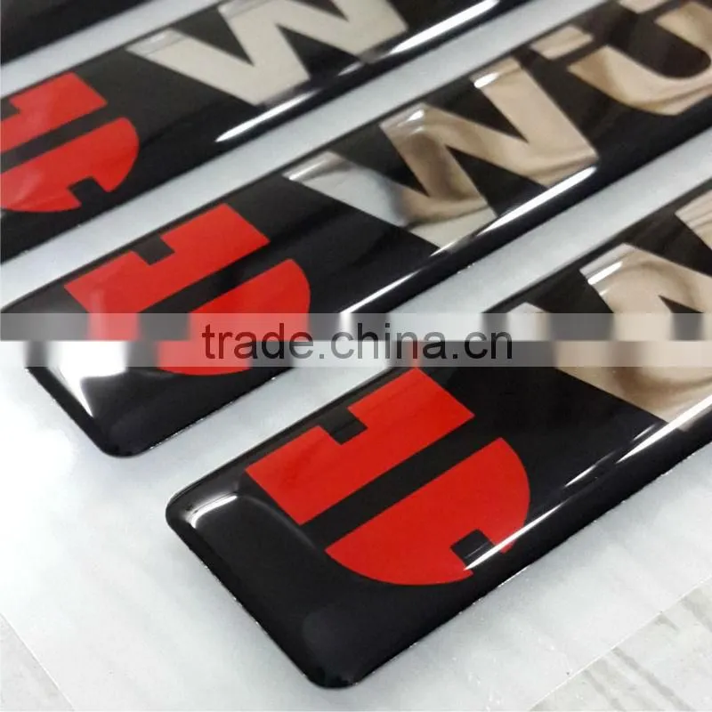 High Quality Hybrid Car Epoxy Dome Logo