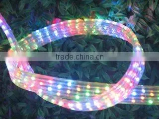 12V/24V/ 110/230v Color Changing LED Flat Rope Lights
