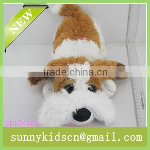 2014 HOT selling animal plush toys plush dog toys power-driven for wholesale plush toys