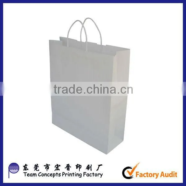 cheap white kraft paper gift bag