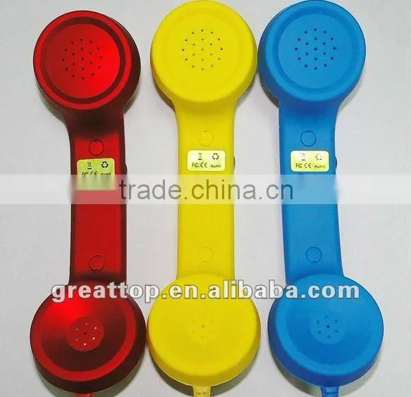 Radiation protection retro Handset for all mobile phone