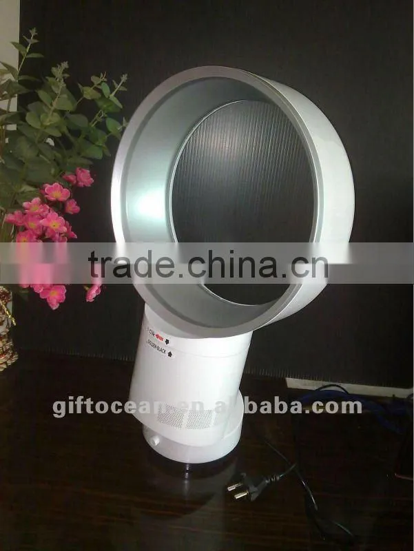 6" portable usb desk fan with led light with mirror