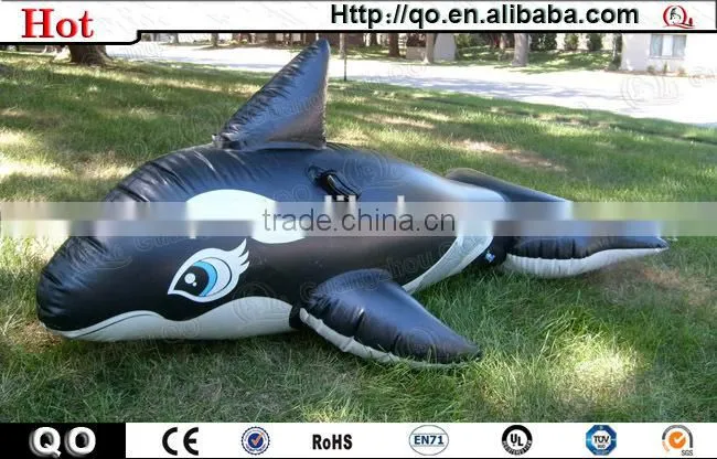 Promotional novely design animal toys giant inflatable whale