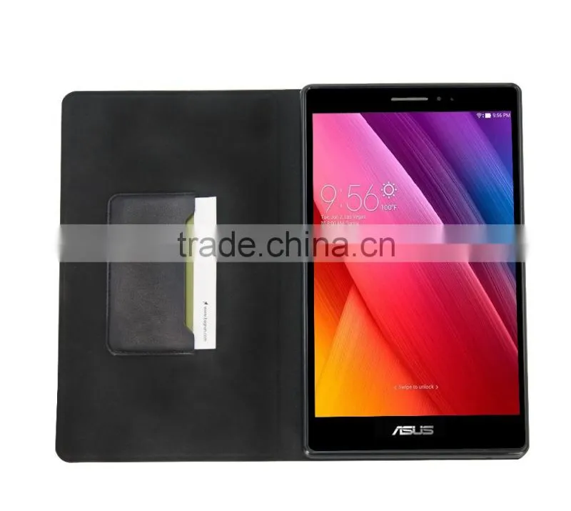 8" android popular leather tablet case for asus zenpad 8.0 z380kl flip stand pu leather cover