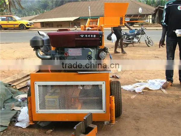 WT1-20 diesel hydraulic clay brick machine hydraulic paving brick making machine