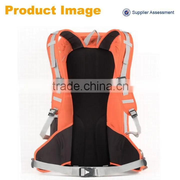 Manufacturer supplier exporte wholesale camping back pack in small order, high quality black knapsack