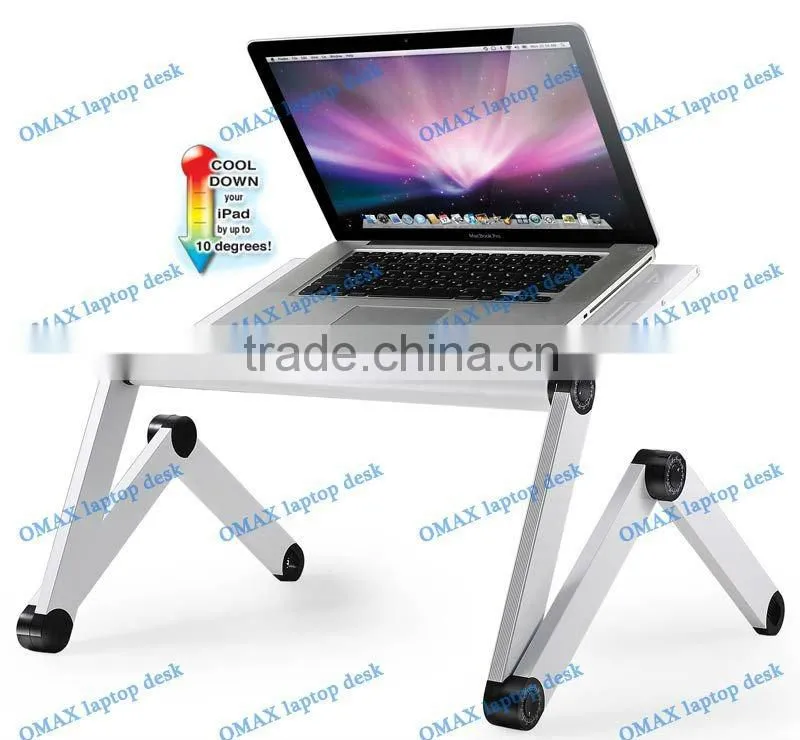 cheap laptop desk adjustable height massage table computer stand OMAX K6