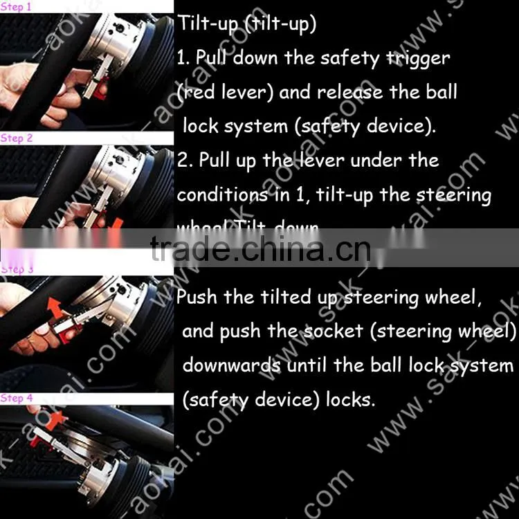 aluminum quick release steering wheel hub adapter