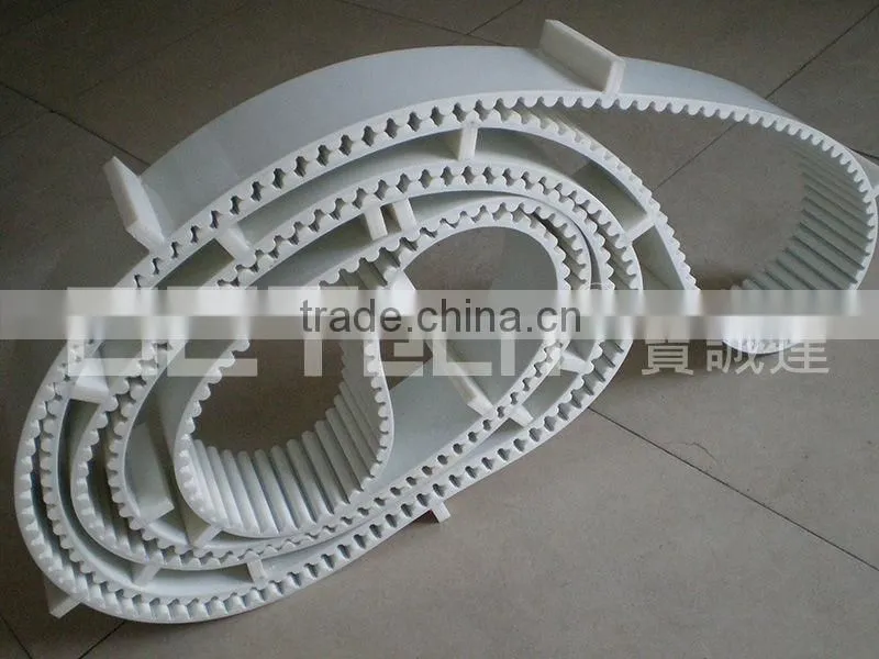 PU Timing Belt with profiles on back