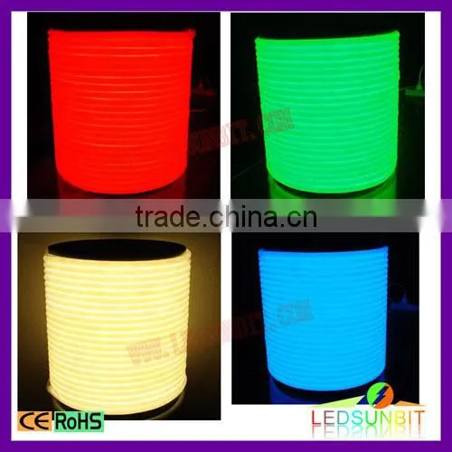 outdoor green led neon lights for buliding decoration