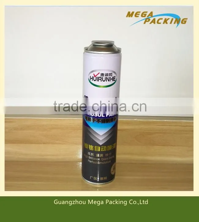 Personal care 400ml shaving foam cream aerosol can with cmyk printing