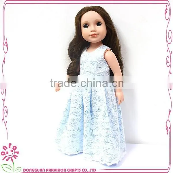 Wholesale Fashion girl lifelike toy 18 inch craft dolls