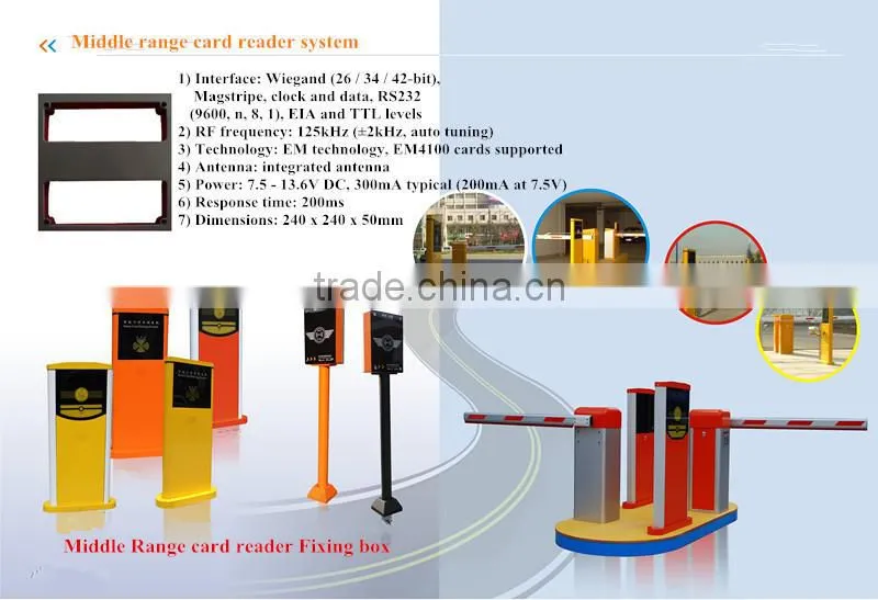 125KHZ 1M RFID Long Range Reader for Parking System