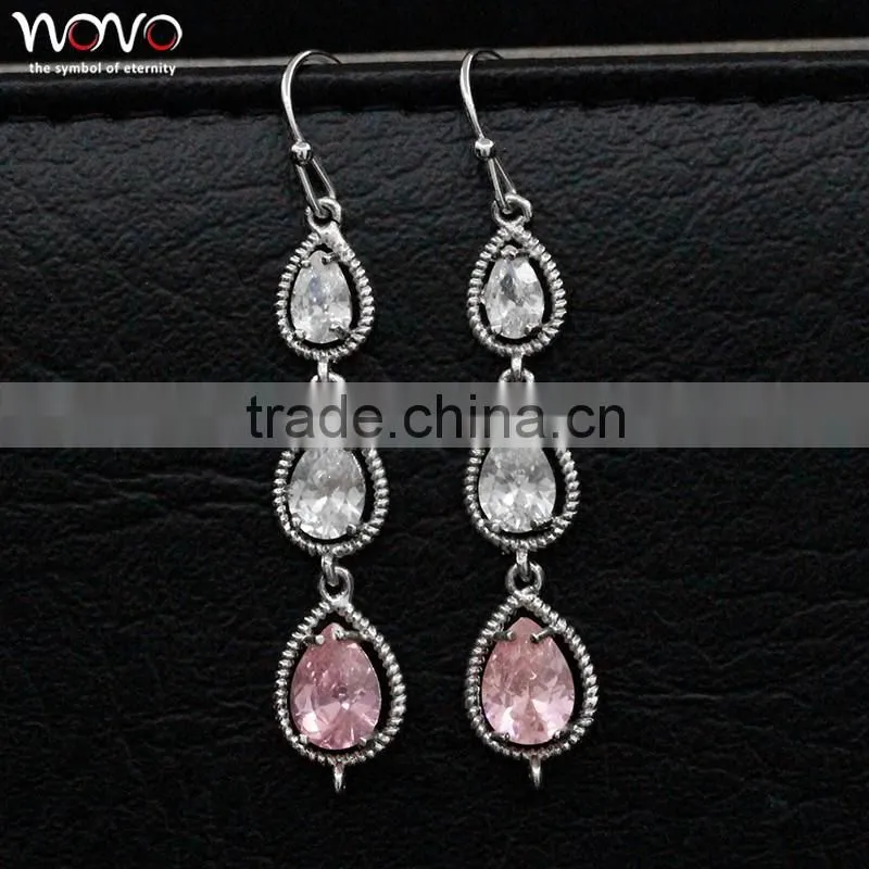 Wholesale 2016 new design brass fashion earrings