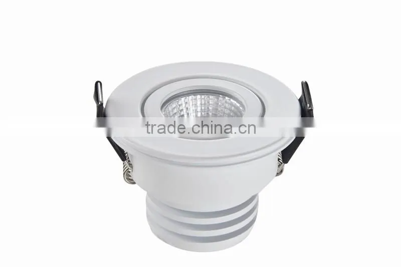 Popular 30mm cutout 3w/5w mini cob led light downlight