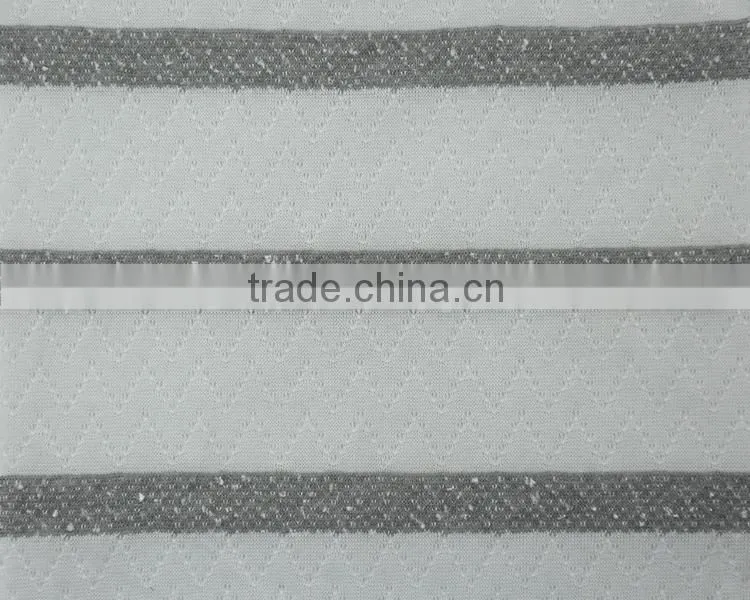 Jiufan Textile 100% Polyester Fabric Fancy Fabric Hacci Knitting Fabric for Garment