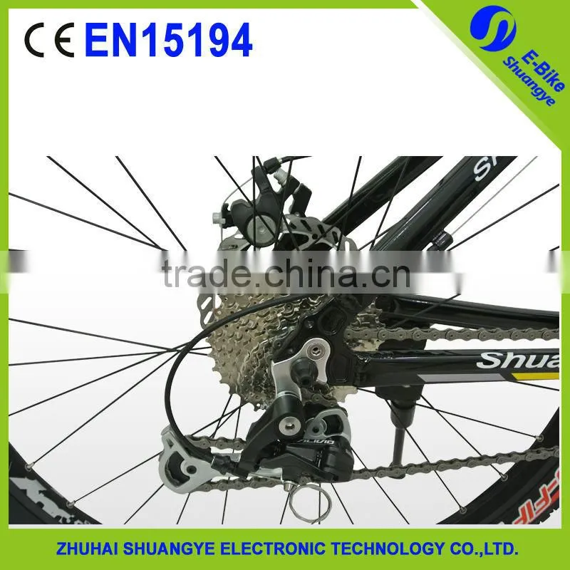 Shuangye made 36v 250w electric bike for mountain climbing