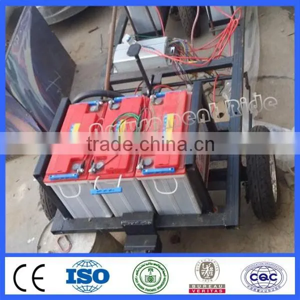 2015 new amusement park ride trackless elephant train