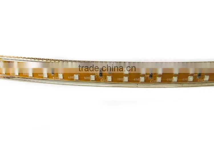 2016 latest products double lines 220V flexible led strip 3528 led strips high lumen with CE certifitate