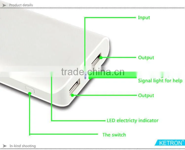 Backup Battery 8400mah dual usb mobile charger power bank phone