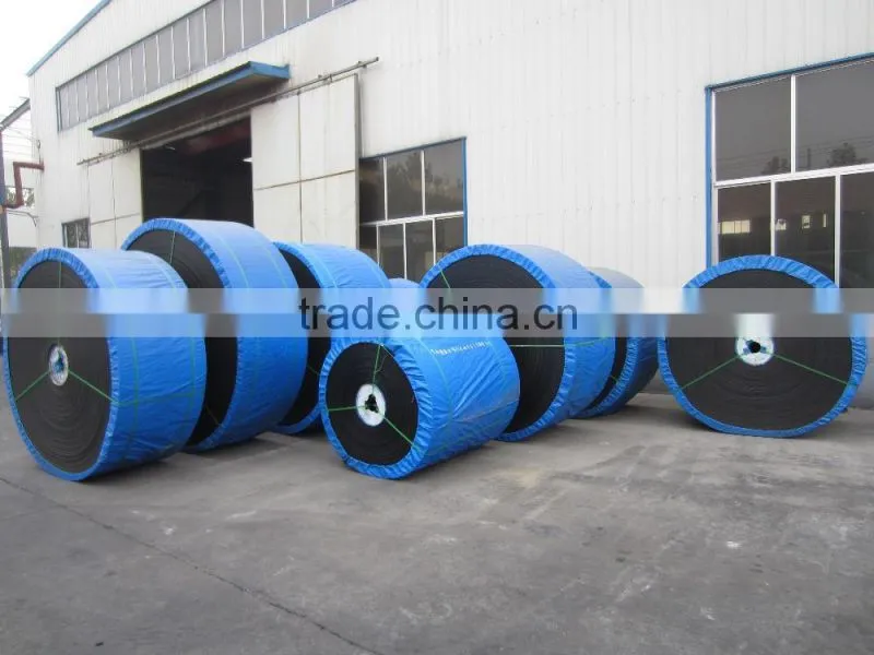Steel cord conveyor belt for transport belt conveyor