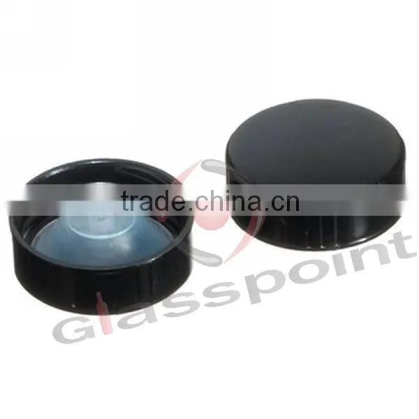 28-400 Black Phenolic Cap w/ Polyseal Cone Liner