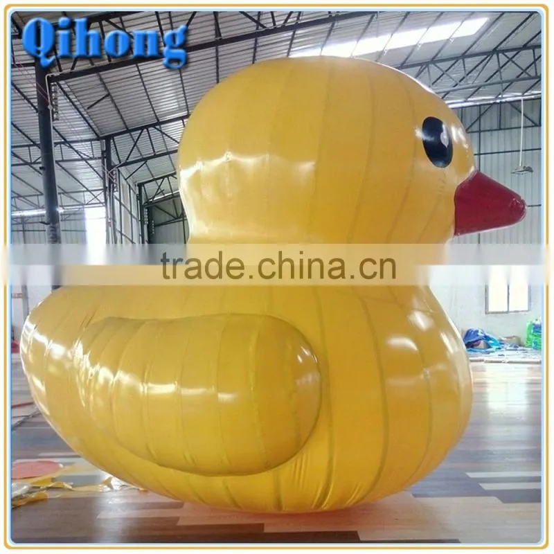 Funny giant airtight inflatable promotion duck, inflatable pool duck toy for sale