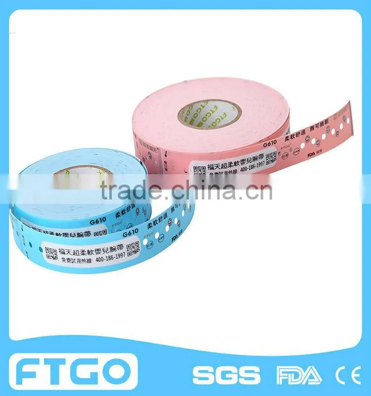 disposable direct thermal medical wristband