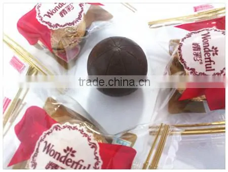 Wonderful hazelnut chocolate with gold ball