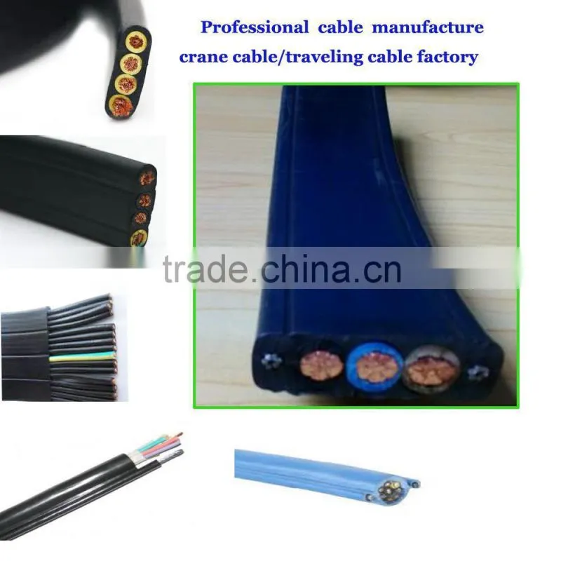 Non-Flexible Multi Cores copper Round 4*16mm Crane Cable,power cable for crane